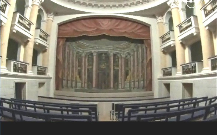 Arkhangelskoye Pietro Gonzaga teatr 1817 stage 1.jpg